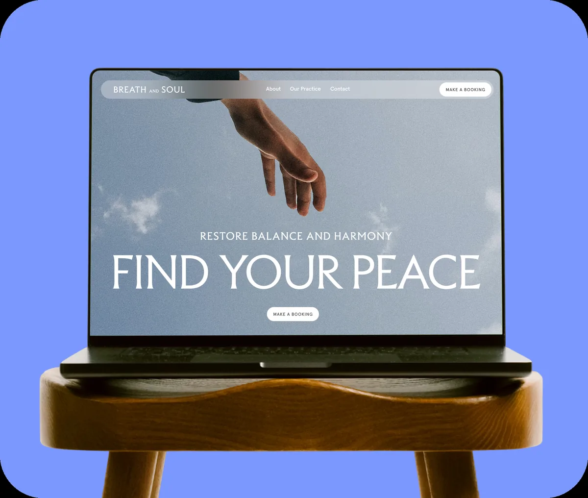 Breath and Soul wellness website example